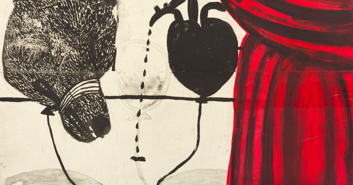 絵 「昔の絵」 村上早さんが描く〝傷〟の銅版画 |