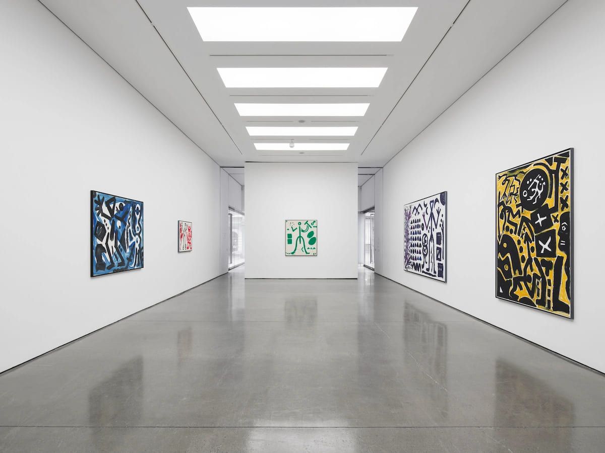 ホワイト・キューブ（ロンドン）でのA・R・ペンク展の様子　Courtesy White Cube