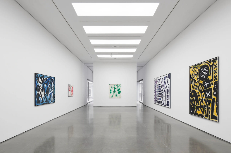 ホワイト・キューブ（ロンドン）でのA・R・ペンク展の様子　Courtesy White Cube