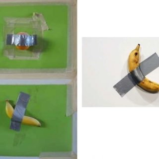 マウリツィオ・カテラン、バナナを壁に貼り付けた作品の著作権侵害提訴