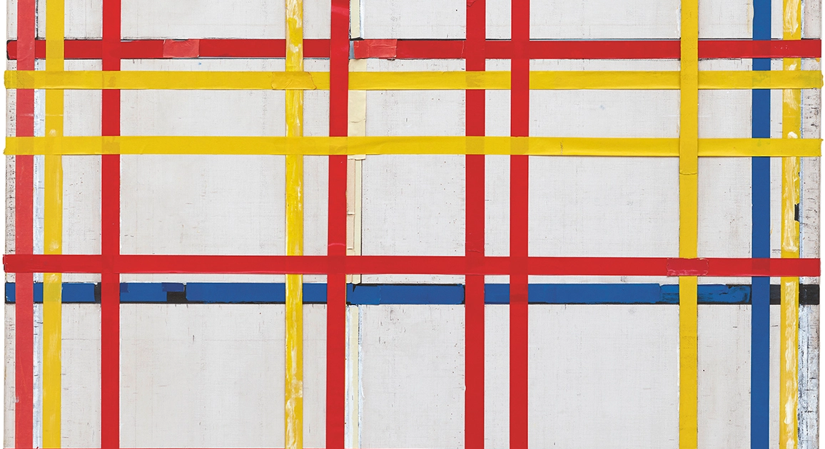 ピエト・モンドリアン、海外版超希少レゾネ、新品額付 絵画 アート額絵 世界の名画 モンドリアン「赤・青・黄のコン