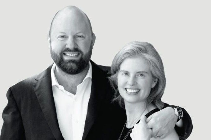 Laura Arrillaga-Andreessen and Marc Andreessen