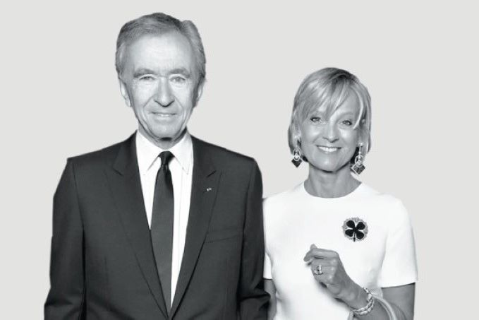 Hélène and Bernard Arnault