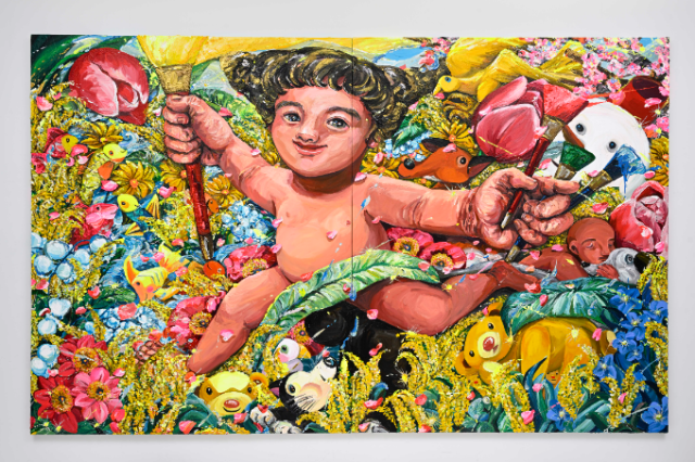 P*l様 お宝品あり‼️絵画展買取品‼️ 最安値300円スタート‼️ 近藤 博史 fotor_2023_6_7_13_16_24_fac30f