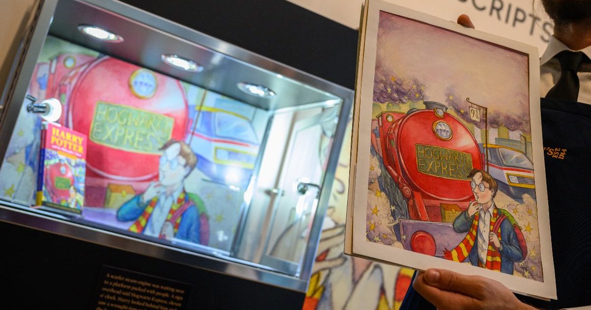 ハリー・ポッターと賢者の石』表紙原画が20倍の値上がり！ 3億円