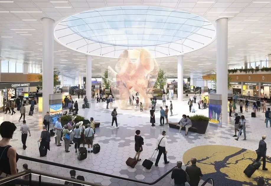 NY JFK国際空港で開催された展覧会のカタログ Terminal 5 JFK_rendering_25b3dd6045-