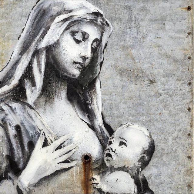 肉筆☆油絵☆F20号『新体操をする少女by』Banksy/模写 美術品・アンティーク・コレクション 肉筆☆油絵☆F20号『新体操をする