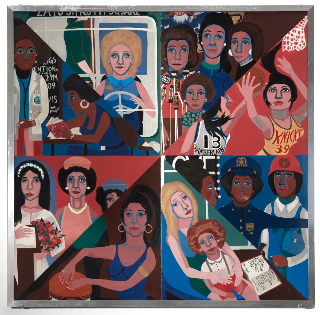 フェイス・リンゴールド《For the Women's House》（1971）　Photo: Collection of the NYC Department of Correction, on loan to the Brooklyn Museum. Artwork copyright © 2026 Anyone Can Fly Foundation/Artists Rights Society (ARS), New York. Photo: Courtesy of the Brooklyn Museum