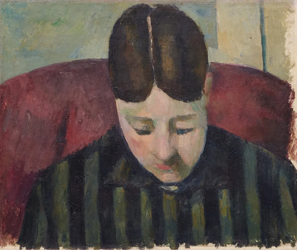 ポール・セザンヌ《Portrait de Madame Cézanne》(1877年頃)