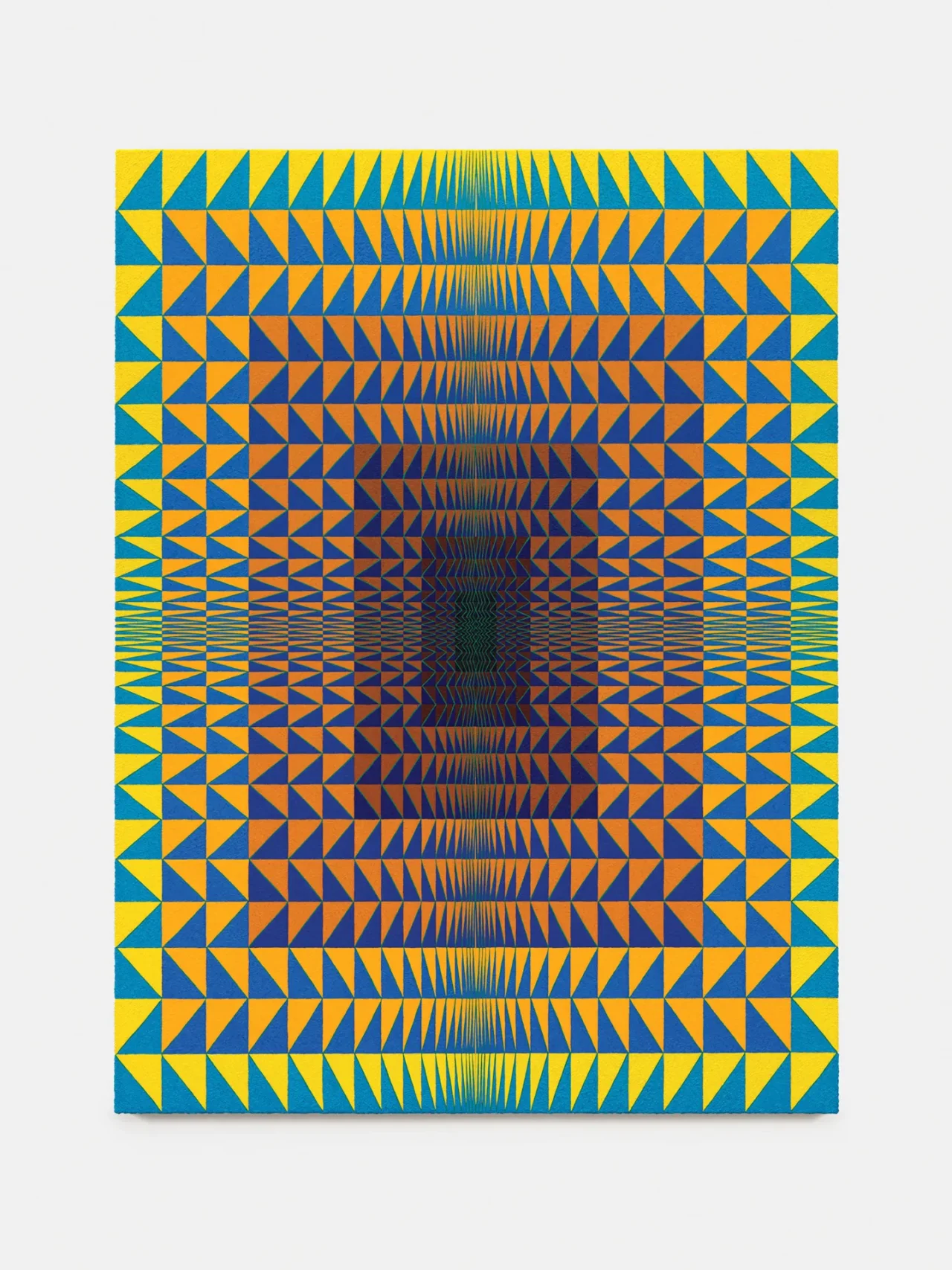 ブルックリン・A・ソウマホロ《Window, Ylw/Ble.1.24》（2024）　Photo: Courtesy François Ghebaly, New York and Los Angeles