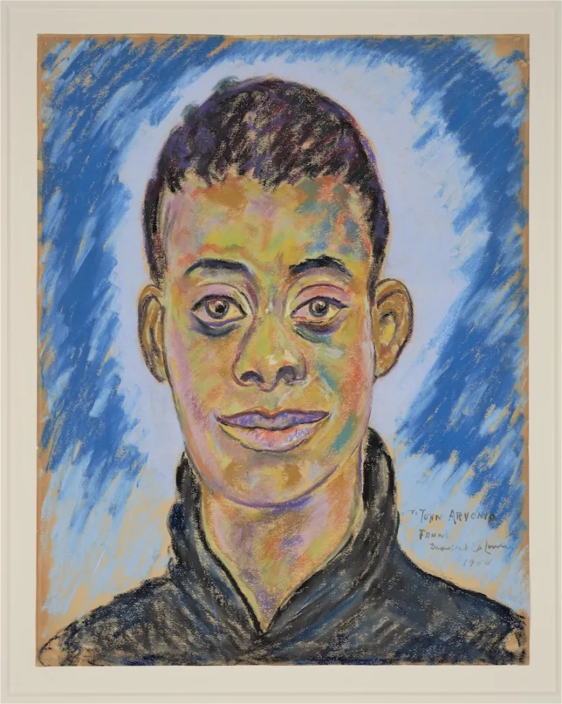 ボーフォード・デラニー《Portrait of James Baldwin》(1944) Photo: Collection of the Knoxville Museum of Art. Artwork copyright © Estate of Beauford Delaney, by permission of Derek L. Spratley, Esquire, Court Appointed Administrator. Photo courtesy of Michael Rosenfeld Gallery LLC, New York