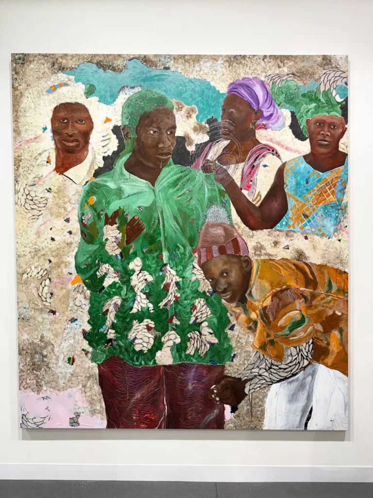 オマル・バ作品。Photo: Sarah Belmont for ARTnews
