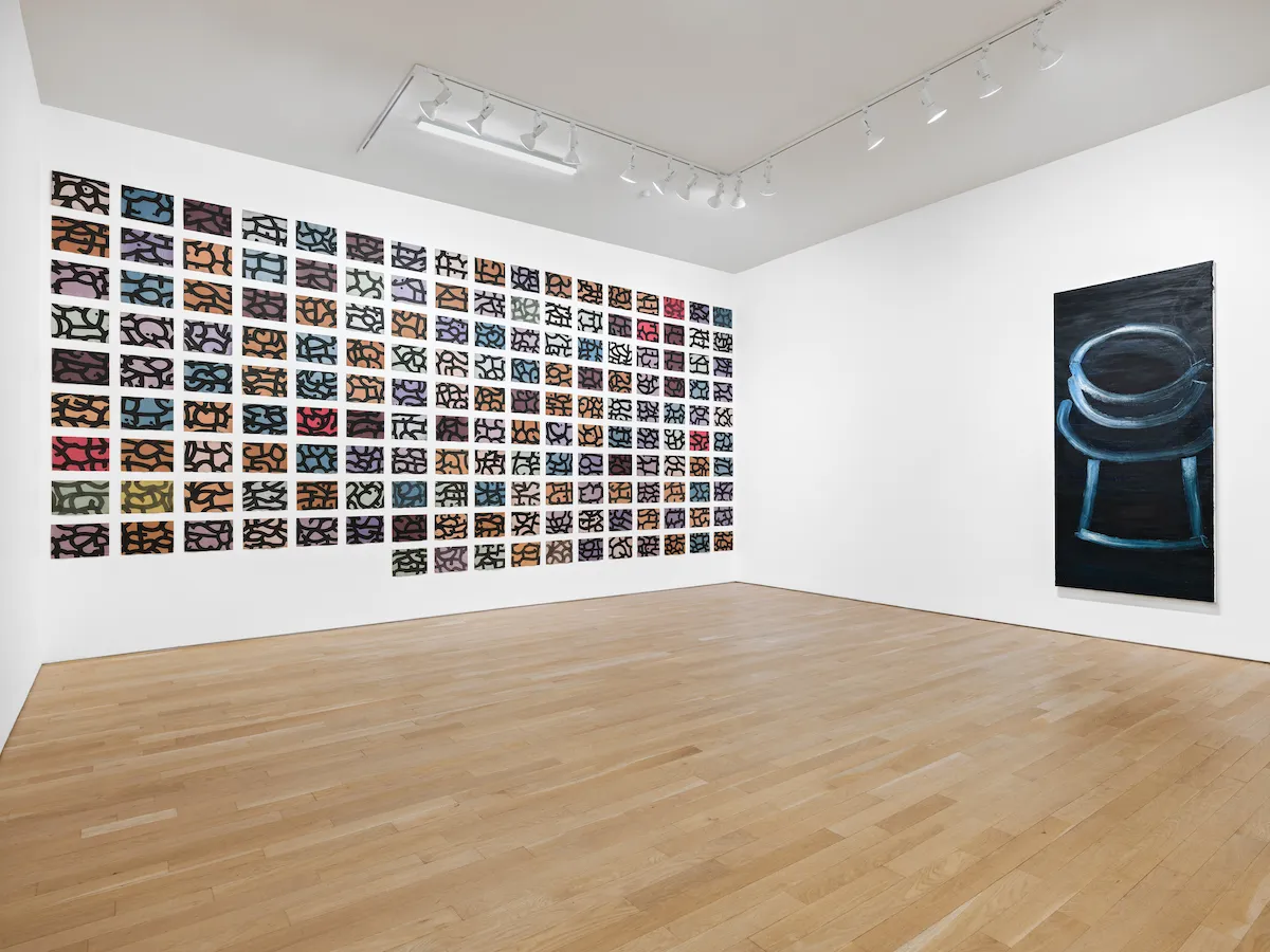 ニューヨークのヴィエンヴェヌ・スタインバーグ&Cで開催された「Heryun Kim: The Great Tomb of Hwangnam and Other Paintings」展の展示風景。Photo: Inna Svyatsky/@installshots.art