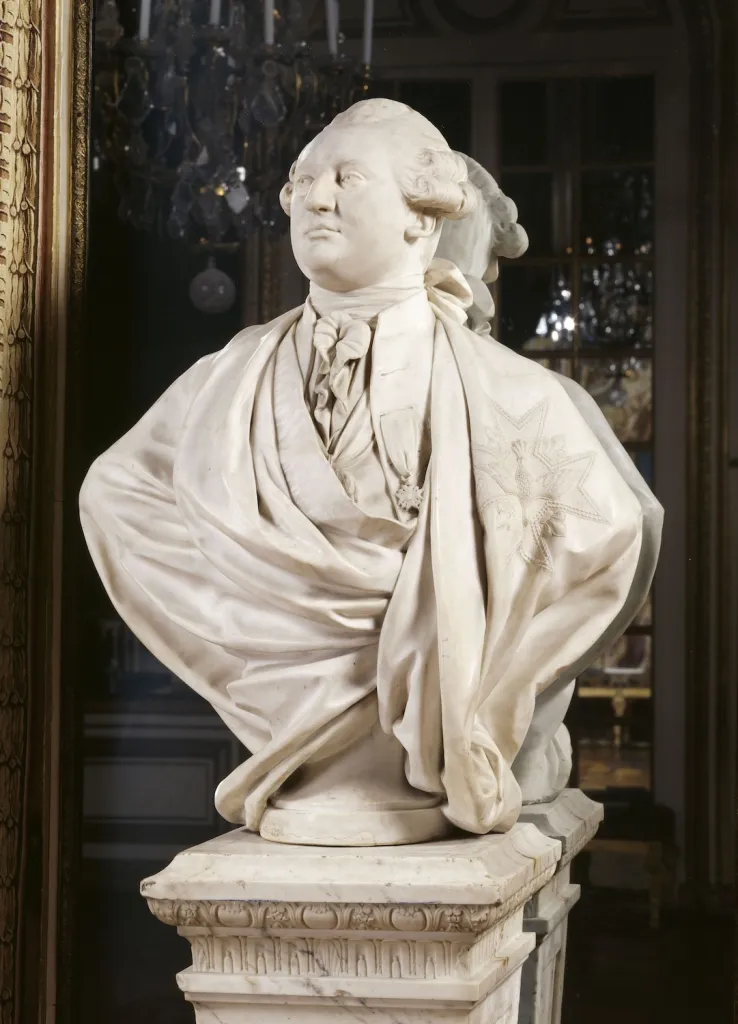 ジャン=アントワーヌ・ウードン《ルイ16世像》(1790) Photo: Copyright © Château de Versailles, Dist. RMN/Gérard Blot