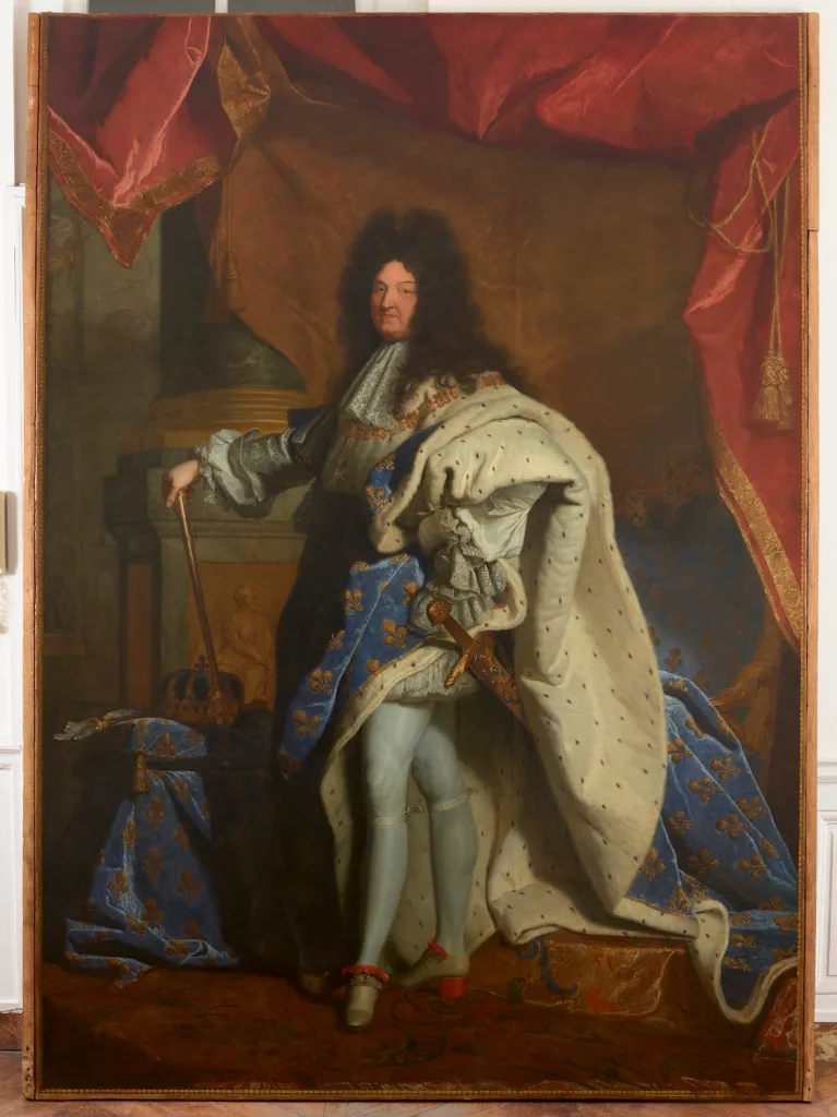 イアサント・リゴーの工房によるルイ14世の肖像画(1701-02年頃) Photo: Copyright © Château de Versailles, Dist. RMN/Christophe Fouin