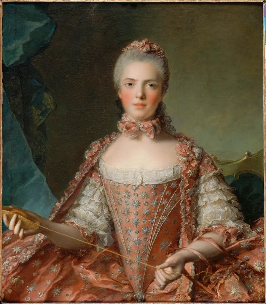 ジャン=マルク・ナティエ《結び目を作るフランスのアデライド夫人》(1756) Photo: Copyright © Château de Versailles, Dist. RMN/Daniel Arnaudet