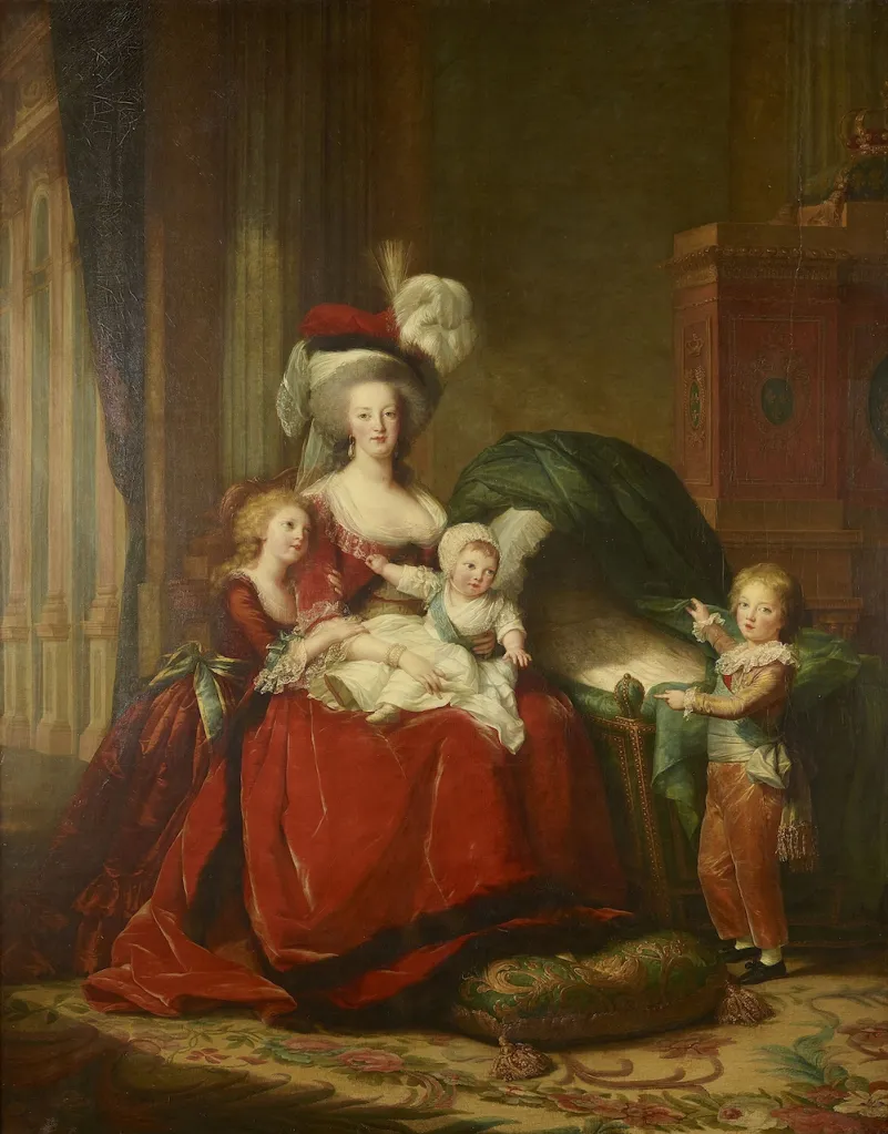 エリザベート=ルイーズ・ヴィジェ=ルブラン《マリー・アントワネットと子どもたち》(1787) Photo: Copyright © Château de Versailles, Dist. RMN/Christophe Fouin