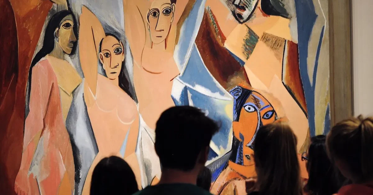 picasso ピカソ アヴィニョンの娘たち tシャツ 00s ピカソ アビニヨンの娘たち Tシャツ 両面プリント ホワイト Мサイズ