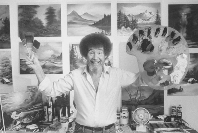 ボブロス 絵筆 12点 伝説のテレビ画家ボブ・ロス、没後30年で作品価値が急騰。英