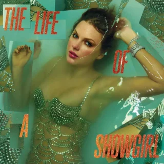 テイラー・スウィフトの新アルバム『The Life of a Showgirl』（2025）のジャケット。Photo: Instagram/@Taylor Swift