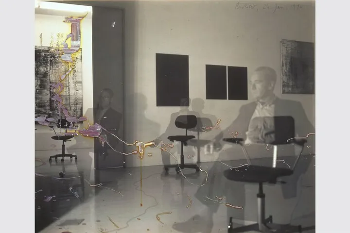 ゲルハルト・リヒター《Self-Portrait, Three Times, 1/24/90》（1990）　Photo: Artwork copyright © Gerhard Richter 2025 (01102025). Digital image © copyright Tate, London/Art Resource, New York