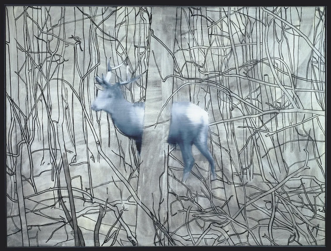 ゲルハルト・リヒター《Deer》(1963) Photo: Copyright © Gerhard Richter 2025 (0115)