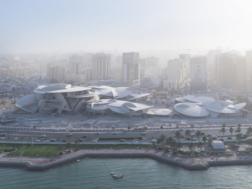 ジャン・ヌーヴェル設計のカタール国立博物館。2019年ドーハに開館した。Photo: Iwan Baan