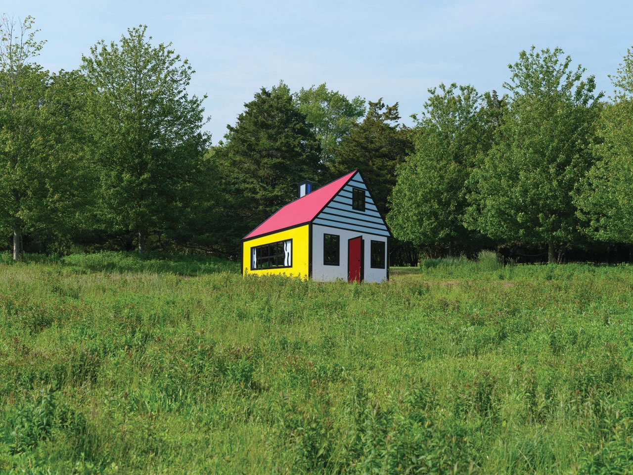 ロイ・リキテンスタイン《House III(ハウスIII)》(1997) Photo: Steven Probert/©Estate of Roy Lichtenstein