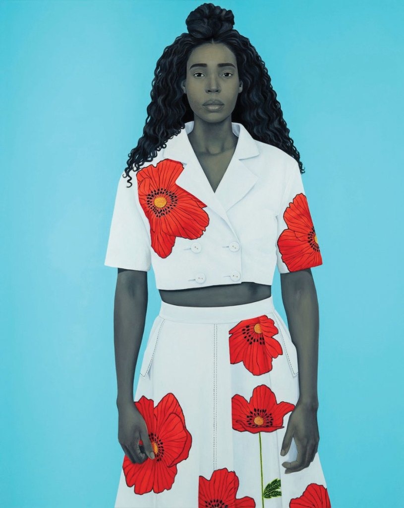 エイミー・シェラルド《In the Garden of Herself》(2024) Photo: ©Amy Sherald/Courtesy the artist and Hauser & Wirth