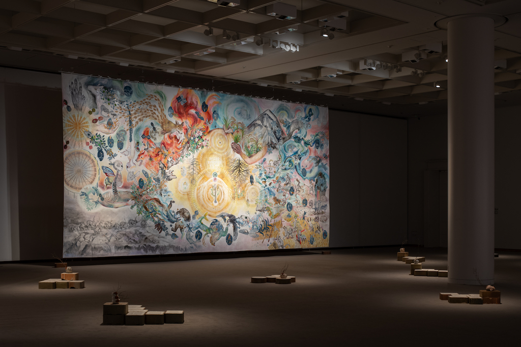 大小島真木《明日の収穫》 Photo: ©︎ Aichi Triennale Organizing Committee/Ito Tetsuo