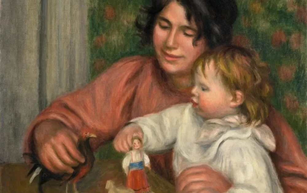 ルノワールが幼い息子ジャンを描いた「秘蔵の傑作」、オークションに初