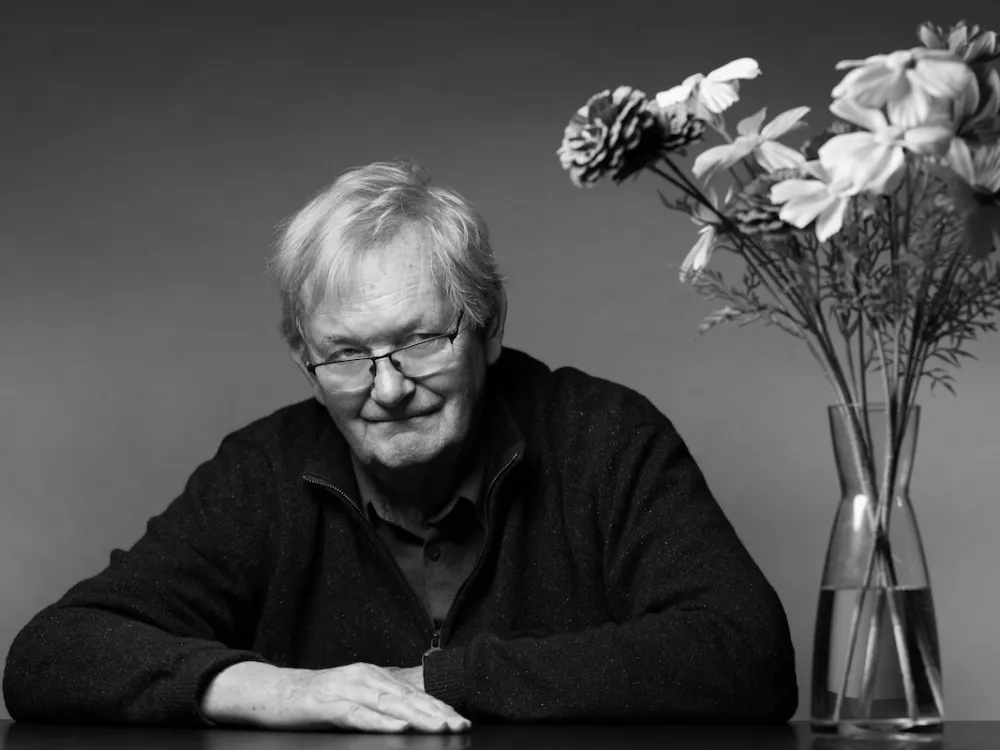 British documentary photographer Martin Parr poses during a photo-session in Paris on October 31 2025. Photo: Joel Saget/AFP via Getty Images