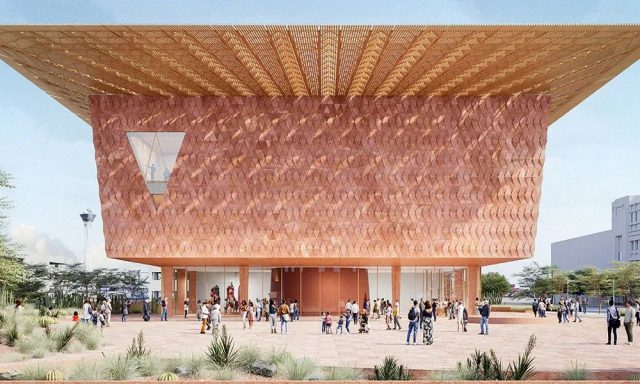 美品　地域No.1施術院　ブランド化戦略術 プリツカー賞建築家フランシス・ケレ設計、ラスベガス美術館の完成予想