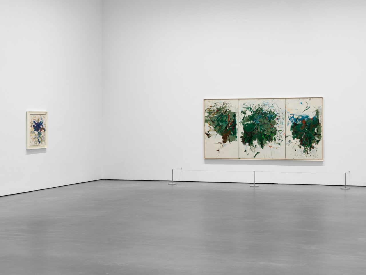 ニューヨークのデイヴィッド・ツヴィルナーで開催された「To define a feeling: Joan Mitchell, 1960-1965」展の展示風景。Photo: David Zwirner