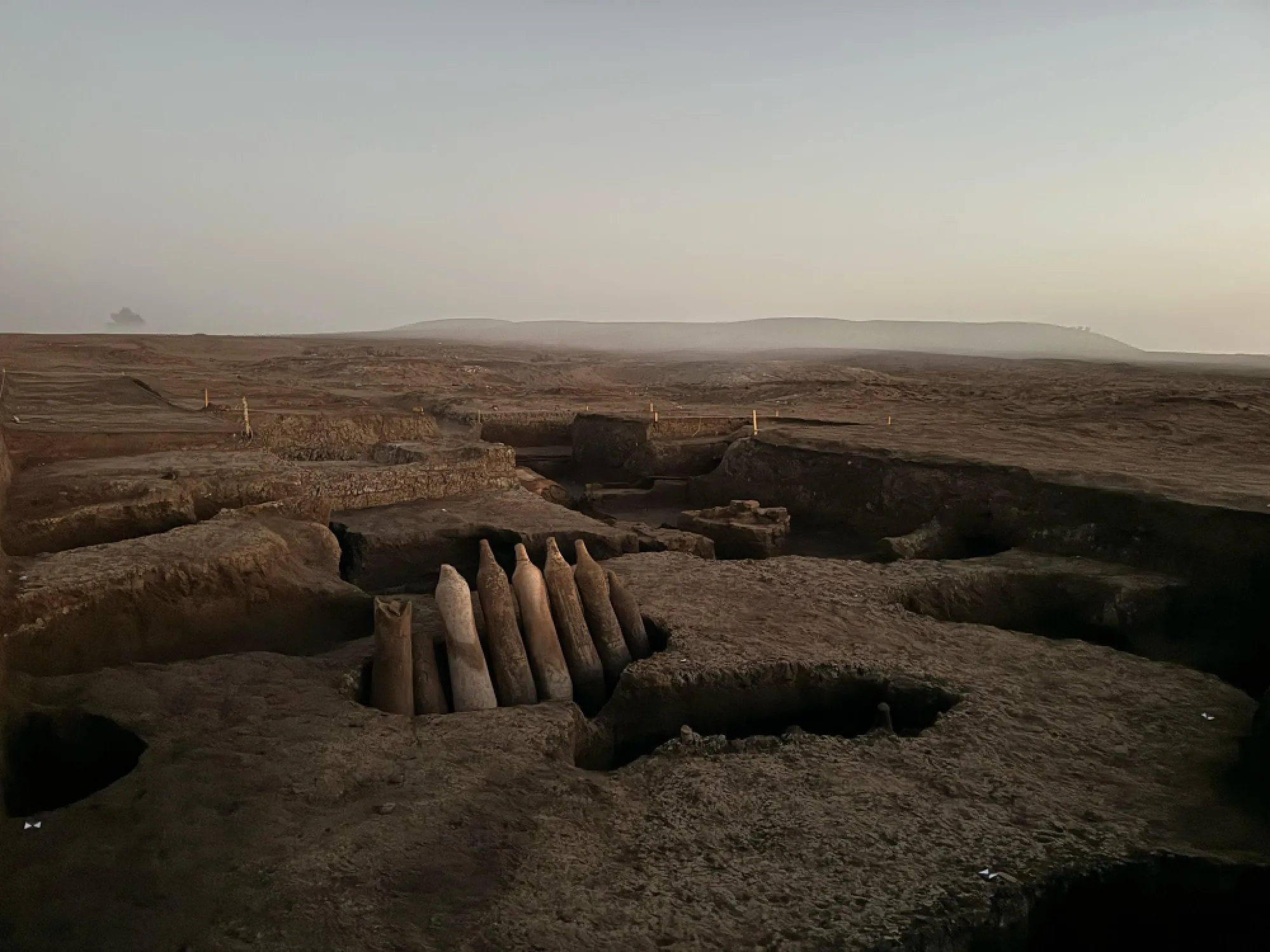 エジプトで紀元前300年頃の「魚の塩漬け工場」跡を発見。近隣からはローマ時代の墓地も