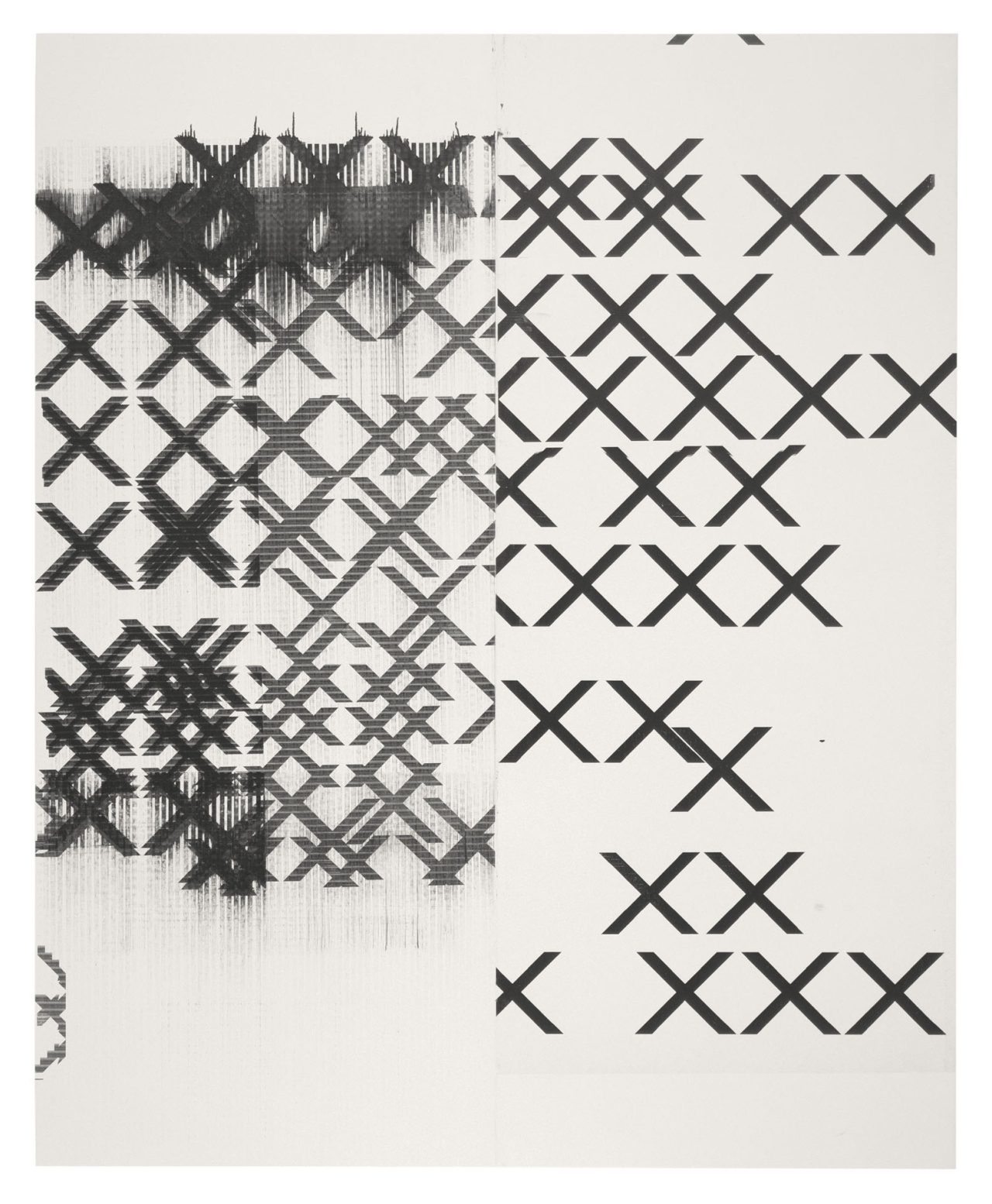 ウェイド・ガイトン《Untitled》（2006）　Photo: Courtesy Museum of Modern Art, New York/©Wade Guyton