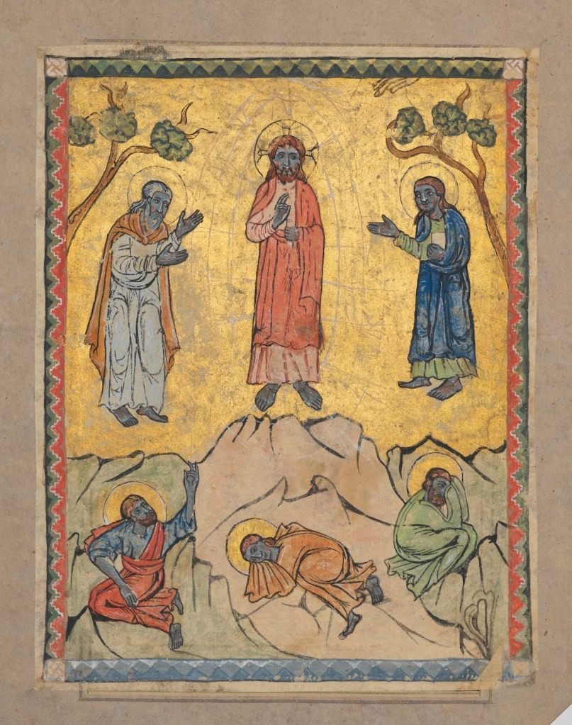 助祭トロス《キリストの変容》（1311年）　Photo : Metropolitan Museum of Art