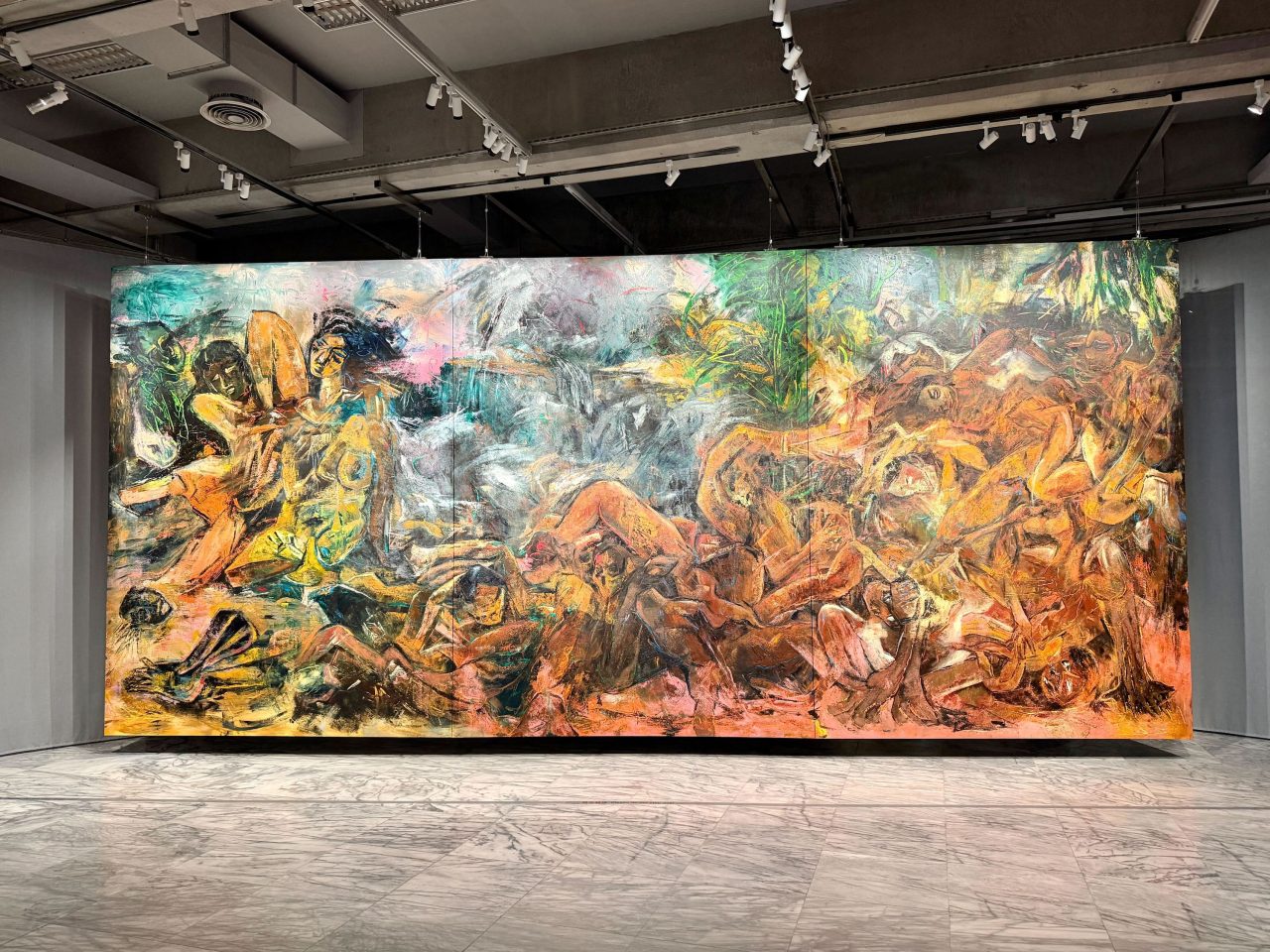 クリストファー・クレンドラン・トーマス《ft-ckt-Mullivaikkal-0017:st-20-cfg-7.5-seed-0088045765-xy-01-01.png, st-20-cfg-7.5-seed-1436179468-xy-02-01.png, st-20-cfg-7.5-seed-8188555546-xy-03-01.png》(2024) Photo: Asuka Kawanabe