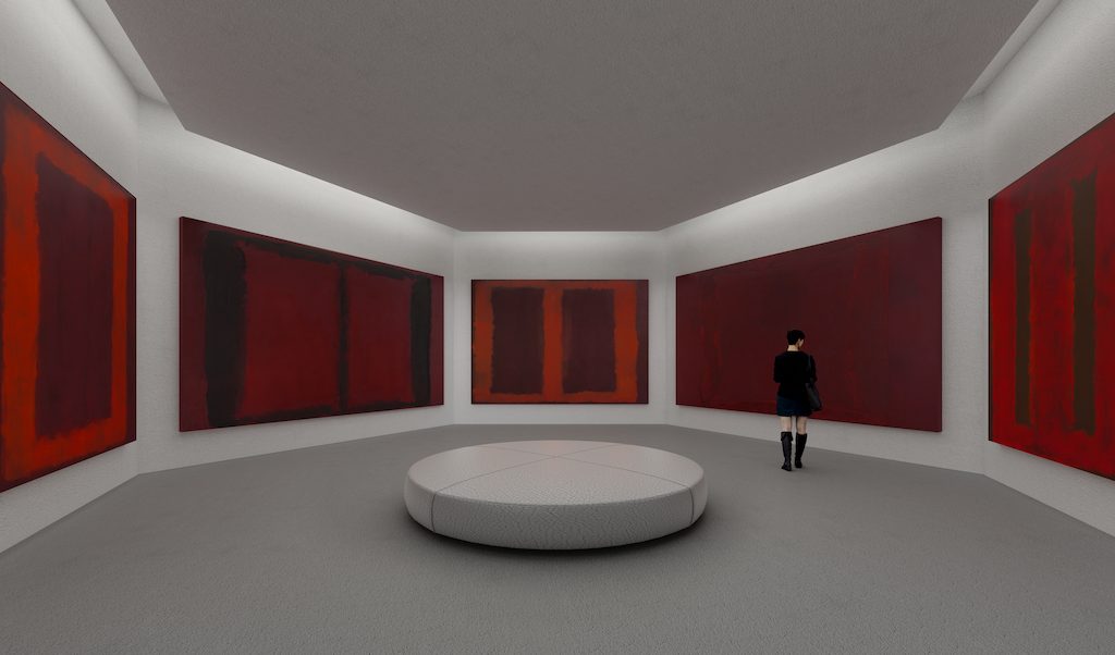 新たな「ロスコ・ルーム」の完成予想図。Photo: © 1998 Kate Rothko Prizel& Christopher Rothko / ARS, New York /JASPAR, Tokyo G4115