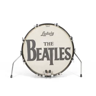 エド・サリヴァン・ショーでリンゴ・スターが使用したラディックのドラム。Photo: Courtesy of Christie's