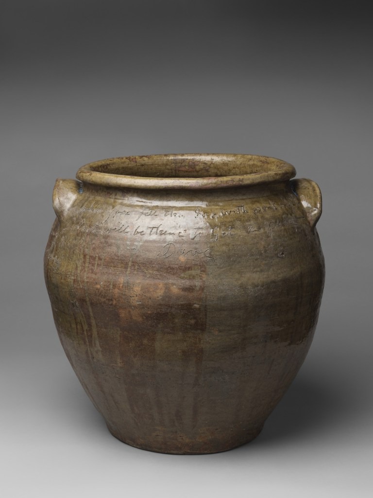 デイヴィッド・ドレイク《貯蔵用壺》（1858）　Photo: Metropolitan Museum of Art