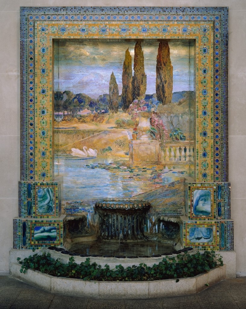 ティファニー・スタジオ《庭園風景》（1905-15年頃）　Photo: Metropolitan Museum of Art
