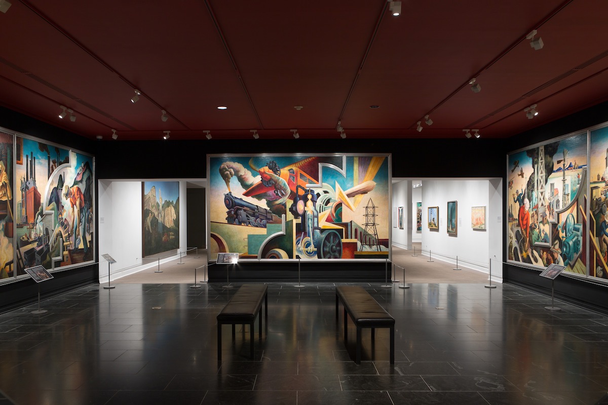 トーマス・ハート・ベントン《America Today》（1930-31）　Photo: Metropolitan Museum of Art