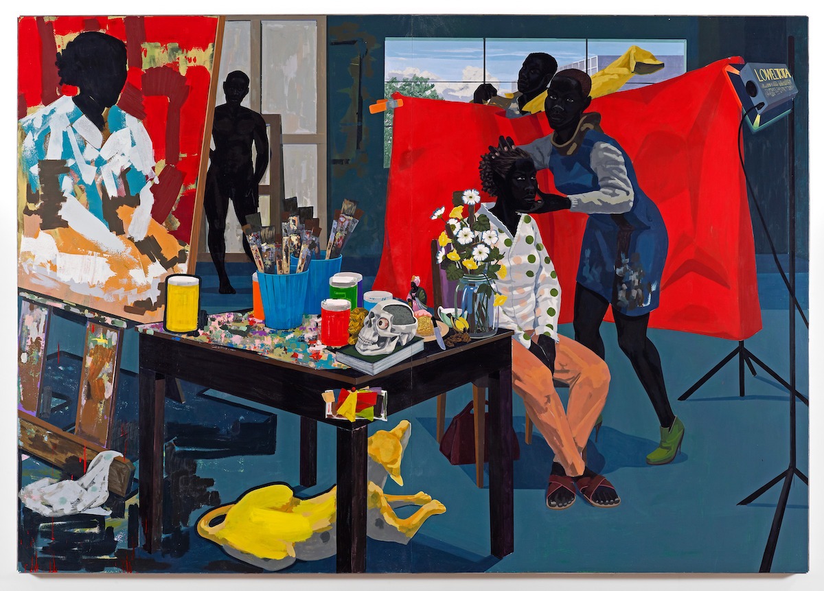 ケリー・ジェームズ・マーシャル《無題（スタジオ）》（2014）　Photo: ©Kerry James Marshall/Metropolitan Museum of Artケリー・ジェームズ・マーシャル《無題（スタジオ）》（2014）　Photo: ©Kerry James Marshall/Metropolitan Museum of Art
