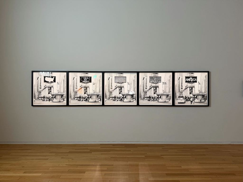 アルフレド・ジャー《アメリカのためのロゴ》(1987) Photo: Masaki Yato