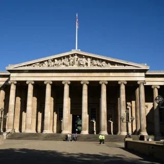 大英博物館の外観。Photo: Leon Neal/Getty Images