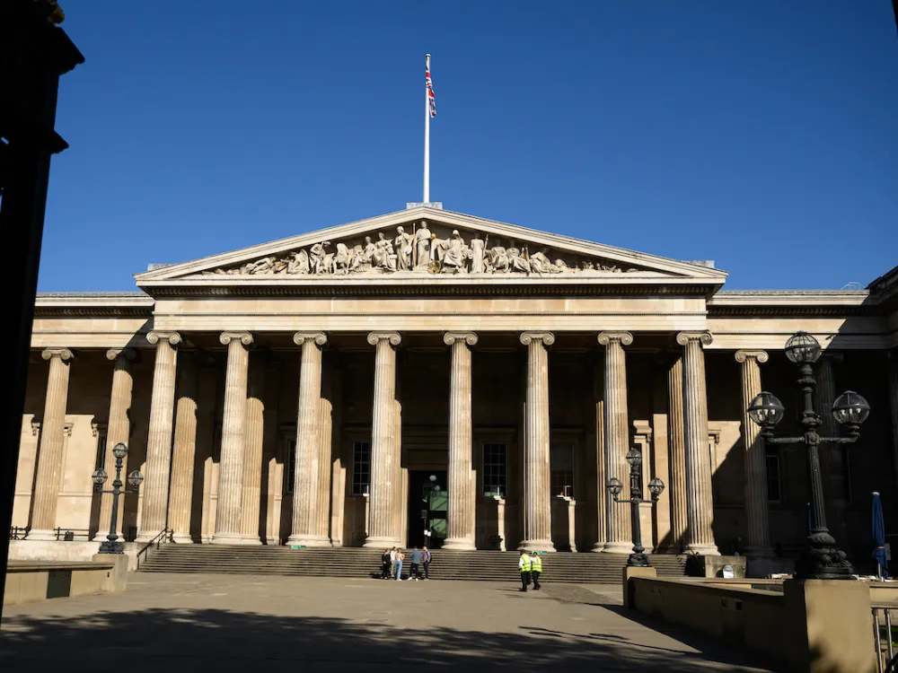 大英博物館の外観。Photo: Leon Neal/Getty Images