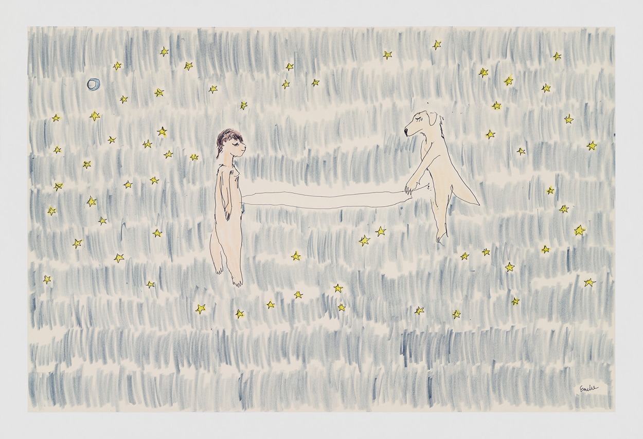 エミリー・ルイーズ・ゴシオー《Co-Shaping One Another with the Moon》（2025）　Photo: ©Emilie Louise Gossiaux. Photo Charles Benton. Courtesy the artist and David Peter Francis, New York