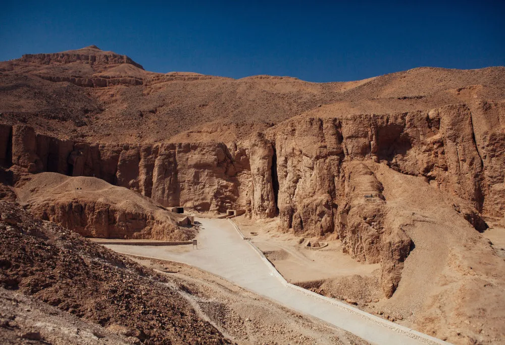 古代エジプト王が眠る王家の谷。Photo: Ed Giles/Getty Images