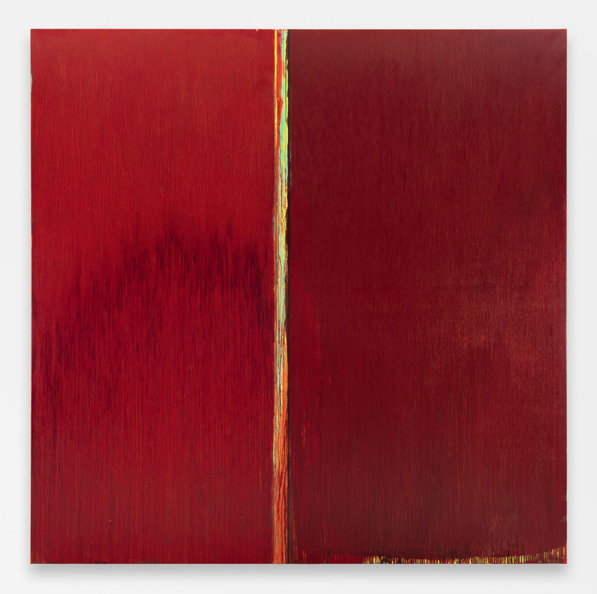 パット・ステア《Red and Red》（2014）Photo: Pat Steir/Courtesy the artist and Hauser & Wirth/Hood Museum of Art, Dartmouth College, Hanover